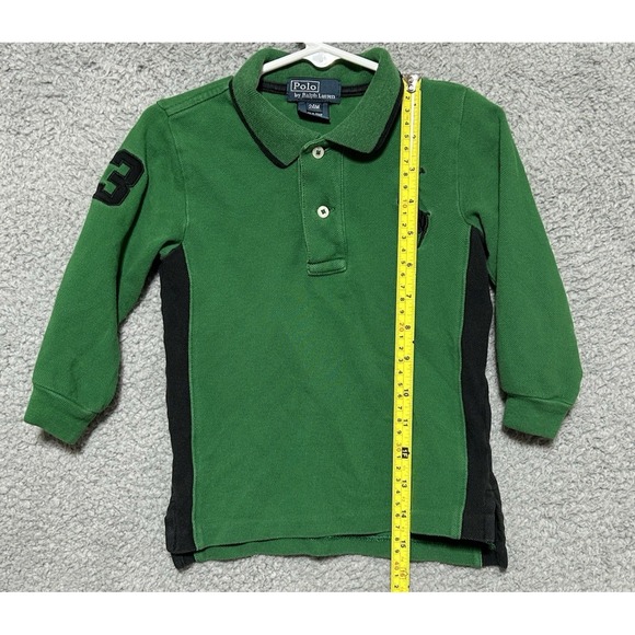 Ralph Lauren Polo Green And Black Big Pony #3 Boys‎ Size 24 Months Preppy - Picture 7 of 9
